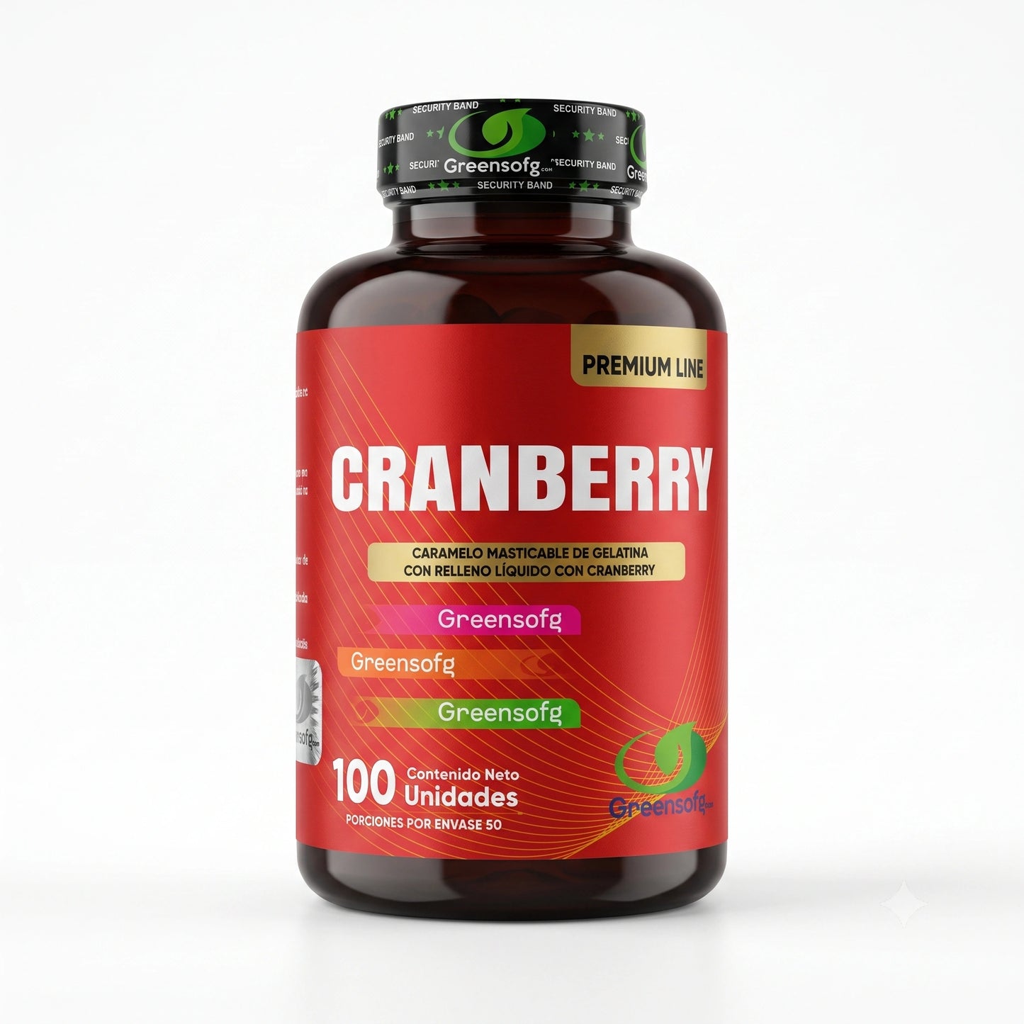 Cranberry · 100 caramelos masticables